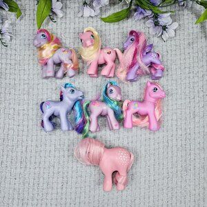 My Little Pony G3 Lot 7pc Triple Treat Tropical Delight Tea Leaf Pinkie Pie